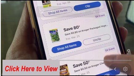 Kroger digital coupon story