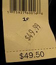 price tag